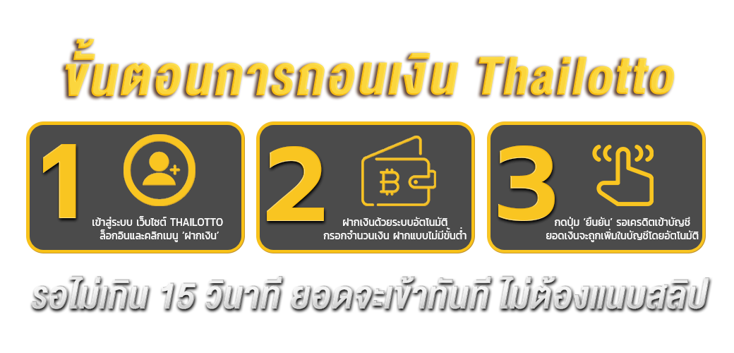 ขั้นตอนการฝาก