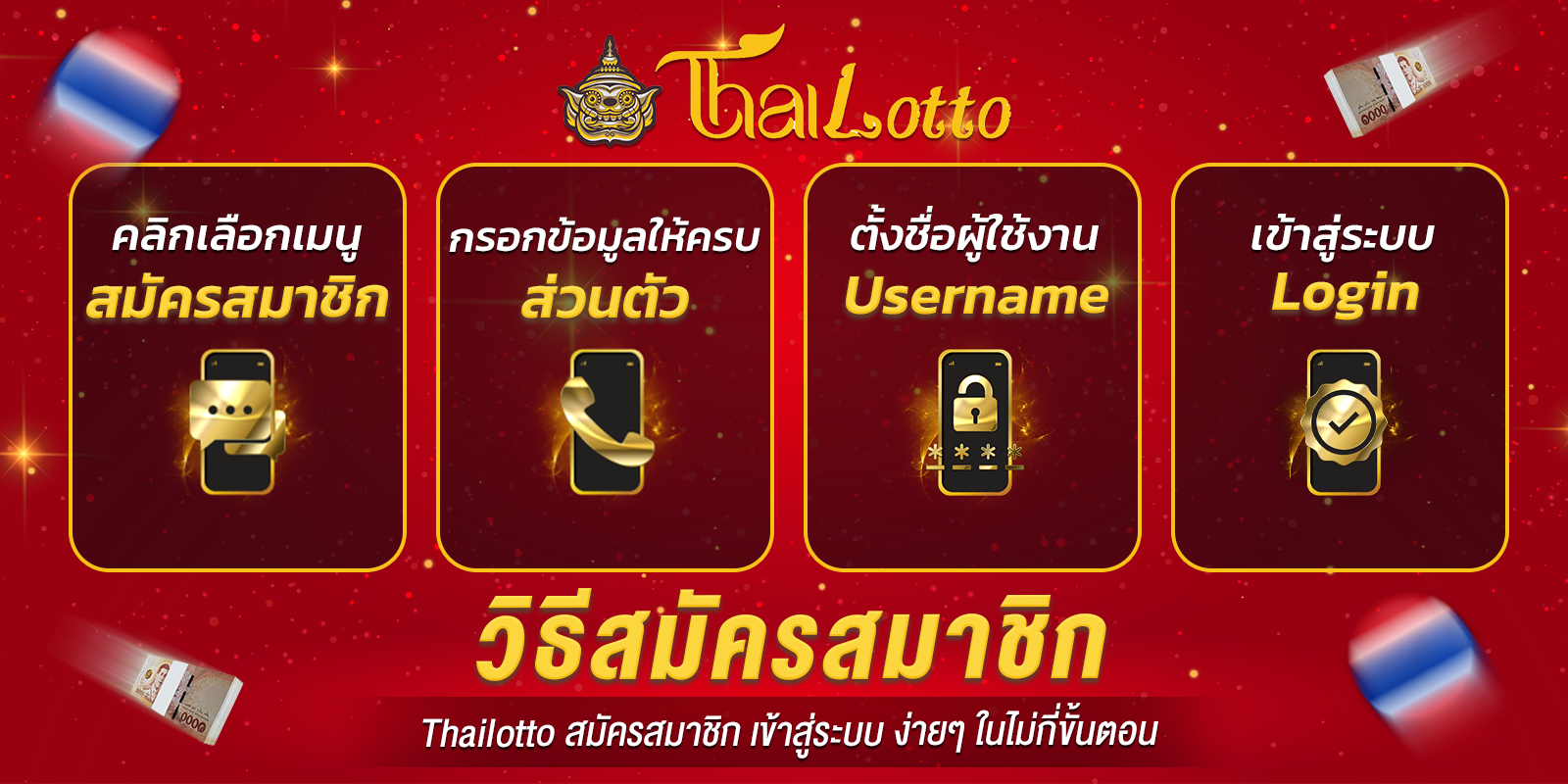 สมัครthailotto